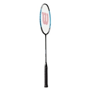 Wilson Badminton Racket Blaze S3700 (very head heavy/flexible) black/blue - strung -